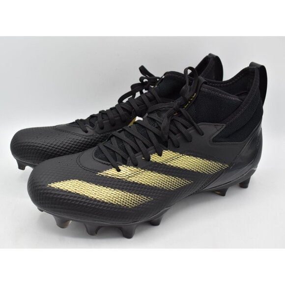 Adidas Mens Size 10 Adizero Impact Core Black Football Cleats Shoes main image 11